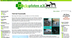 Desktop Screenshot of glueckspfoten.de